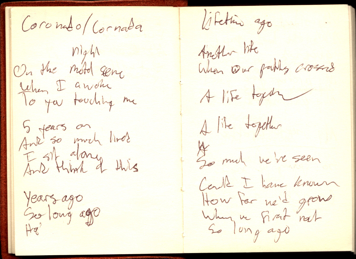Can't Run Forever Lyrics Sheet 15